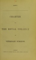 view Charter to the Royal College of Veterinary Surgeons.