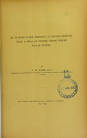 view An ovarian tumor weighing 111 pounds removed from a child of fifteen, whose weight was 68 pounds / by W.W. Keen.