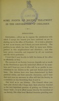 view Some points of recent treatment in the deformities of children : the presidential address to the West Kent Medico-Chirurgical Society / by John Poland.