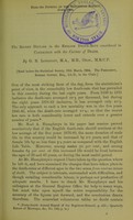 view The recent decline in the English death-rate considered in connection with the causes of death / by G.B. Longstaff.