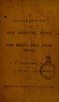 view A description of the new hospital wings at James Murray's Royal Asylum, Perth / by A. R. Urquhart and A. Heiton.