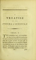 view A treatise on struma, or scrofula, commonly called the king's evil : in which the common opinion of its being a hereditary disease is proved to be erroneous, more rational causes are assigned, illustrated by a variety of apposite cases, and a successful method of treatment recommended : together with general directions for sea-bathing / by Thomas White.