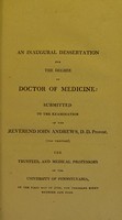 view An essay on ophthalmia, or inflammation of the eyes / by Elijah Griffiths.