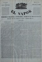 view El vapor : periódico político, literario y mercantil de Cataluña / publicado bajo los auspicios de S.E. el Capitán General. No. 149., Mártes 28 oct. de 1834.