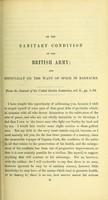 view On the sanitary condition of the British Army, and especially on the want of space in barracks / by William Augustus Guy.