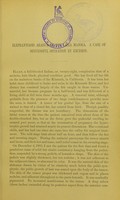 view Elephantiasis arabum of the labia majora : a case of successful operation by excision / by Henry I. Raymond.