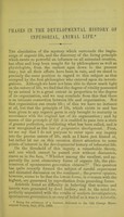 view Phases in the developmental history of infusorial, animal life / by Jabez Hogg.