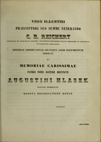 view Disquisitiones de structure et textura lienis : dissertatio inauguralis anatomico-physiologica quam consentiente gratioso medicorum ordine in Universitate Literarum Caesarea Dorpatensi ad gradum doctoris medicinae rite adipiscendum loco consueto publice defendet / auctor Vladislaus Hlasek.