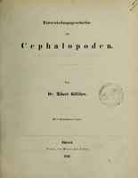 view Entwickelungsgeschichte der Cephalopoden / von Albert Kölliker.