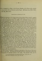 view An appendix to a paper on the nervous ganglia of the uterus, with a further account of the nervous structures of that organ / by Robert Lee.