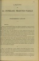 view De la syphilose pharyngo-nasale / par Charles Mauriac.