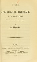 view Étude des appareils de chirurgie et de ventilation établis à l'hôpital Necker / par C. Grassi.