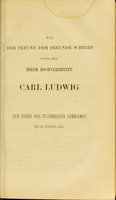 view Unsere Körperform und das physiologische Problem ihrer Entstehung : Briefe an einen befreundeten Naturforscher / von Wilhelm His.