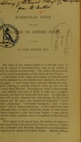 view Tubercular fever and its relation to enteric fever / by John Harley.