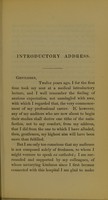 view An introductory lecture delivered at the Westminster Hospital on the occasion of the opening of the medical session, October 1, 1863 / by Christopher Heath.