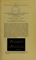 view A contribution to our knowledge of the physiological action of antipyrin / by Rayner D. Batten and T.J. Bokenham.