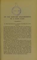 view On the sanitary requirements of a dairy farm / by the Medical Officer of Health of Glasgow.