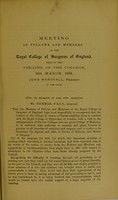 view Pleas for the establishment of a Royal College of Medicine by the amalgamation of the Royal Colleges of Physicians and Surgeons of England / by William Hickman.