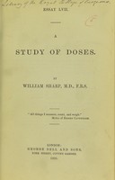 view A study of doses / by William Sharp.