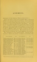 view Address of Joseph M. Toner, M.D., President of the Association.