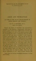 view Aiken and Thomasville as types of the inland health-resorts of South Carolina and Georgia / by W.H. Geddings.