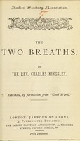 view The two breaths / by Charles Kingsley.