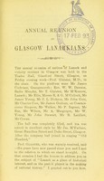 view Annual re-union of Glasgow Lanarkians.