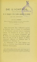 view De l'ichthyol dans le traitement de la dyspepsie et des troubles céphaliques & nerveux qui en dépendent / par A. Stocquart.