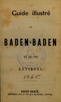 view Guide illustré de Baden-Baden et de ses environs.