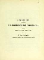 view Onderzoek van eene buik-baarmoederlijke zwangerschap : na den dood der vrouw / door J. van Dam.