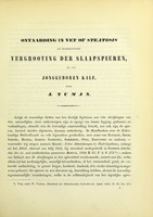 view Ontaarding in vet of steatosis, en buitengewone vergrooting der slaapspieren, bij een jonggeboren kalf / door A. Numan.