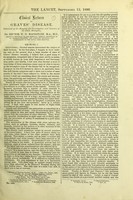view Clinical lectures on Graves' disease : delivered at the Hospital for Consumption and Diseases of the Chest, Brompton / by Hector W.G. Mackenzie.