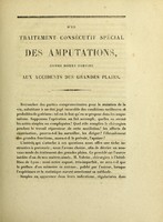 view D'un traitement consécutif spécial des amputations, comme moyen d'obvier aux accidents des grandes plaies : thèse pour le doctorat en médecine, présentée et soutenue le 12 février 1855 / par Pierre-Zénon Pupier.