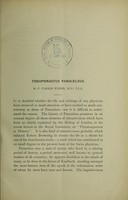 view Theophrastus Paracelsus / by F. Parkes Weber.