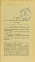 view An address on some of the relations of pregnancy to surgery : delivered at the first meeting of the Mirfield and District Medico-Chirurgical Society / by Mayo Robson.