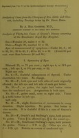 view Analysis of cases from the cliniques of Drs. Little and Glascott, including tracings taken by Dr. Dixon Mann / by A. Hill Griffith.