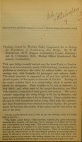 view Paralysis caused by working under compressed air in sinking the foundations of Londonderry New Bridge / by T.H. Babington and A. Cuthbert.