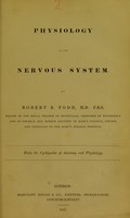view Physiology of the nervous system / by Robert B. Todd.