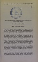 view Aortic incompetence due to dilatation of the orifice without disease of the valves / by G. Newton Pitt.