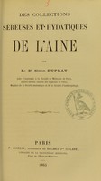 view Des collections séreuses et hydatiques de l'aine / par Simon Duplay.