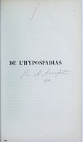 view De l'hypospadias / par A. Amussat.