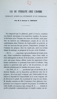 view Cas de stérilité chez l'homme cessant après la guérison d'un phimosis / par A. Amussat.