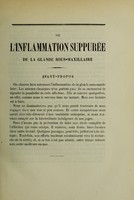 view De l'inflammation suppurée de la glande sous-maxillaire : thèse pour le doctorat en médecine présentée et soutenue le 17 décembre 1874 / par P.T. Crouzel.