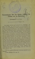 view Untersuchungen über das Septum atriorum des Frosches und des Kaninchens / von J. [i.e. F.] Champneys.