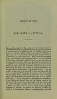 view Observations on religious fanaticism : illustrated by a comparison of the belief and conduct of noted religious enthusiasts with those of patients in the Montrose Lunatic Asylum / by W.A.F. Browne.