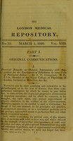 view Practical remarks on obstetric instruments : with suggestions for the employment of belladonna in some cases of protracted labour / by J.T. Conquest.