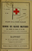 view Rapport / de M. le docteur Chenu.