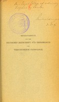 view Die Actinomykose oder Strahlenpilzerkrankung : eine neue Infectionskrankheit / von Prof. Dr. Johne.