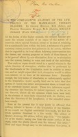 view On the comparative anatomy of the lymphatics of the mammalian urinary bladder / by George Hoggan and Frances Elizabeth Hoggan.