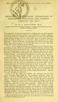 view Treatment of aneurism : advantages of completely arresting the current through the sac / by E.P. Mapother. Notes on the rapid pressure treatment of aneurism / by W. Murray.